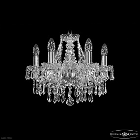 Хрустальная подвесная люстра Bohemia IVELE Crystal 1403/6/141 Ni