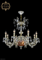 Хрустальная подвесная люстра Bohemia Art Classic 31.12.8.KR175SP.250IT.GW.Sp.Amber.White.1E