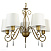 Люстра подвесная Arte Lamp CAROLINA A9239LM-5BR