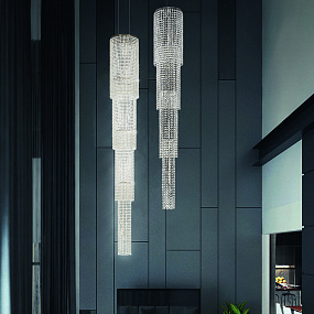 Каскадная хрустальная светодиодная люстра APL LED Rimini S520.0.22-145.A.3000
