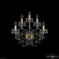 Бра с хрусталем Bohemia IVELE Crystal 1409B/2+2+1/195/XL G