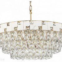 Большая хрустальная люстра Odeon Light CHESSI 5076/21