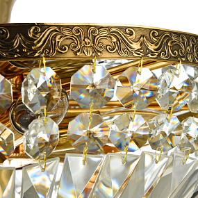Хрустальная потолочная люстра Maytoni Tiara DIA500-CL-40-06-G