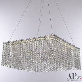 Хрустальная подвесная светодиодная люстра APL LED Sicilia SH04.52.A.Ni.4000