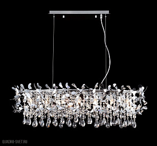 Подвесная хрустальная люстра Crystal Lux ROMEO SP8 CHROME L1000