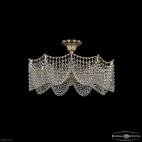 Хрустальная потолочная люстра Bohemia IVELE Crystal 77171/52/10 G
