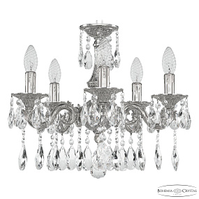 Подвесная хрустальная люстра Bohemia Ivele Crystal Florence 71101/5/125 A Ni