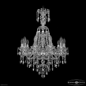 Хрустальная подвесная люстра Bohemia IVELE Crystal 1415/10/200/XL-76 Ni