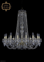 Большая хрустальная люстра Bohemia Art Classic 11.24.16.300.h-86.Gd.V0300
