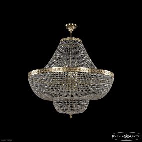 Большая хрустальная люстра Bohemia IVELE Crystal 19091/H1/90IV G C1