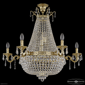 Подвесная хрустальная люстра Bohemia IVELE Crystal 2227H201/6/80IV/Y1 G