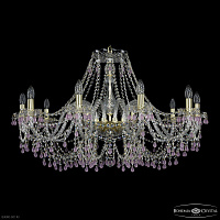 Хрустальная подвесная люстра Bohemia IVELE Crystal 1410/10/360 G V7010