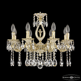 Подвесная хрустальная люстра Bohemia Ivele Crystal Verona 72402/8/175 A GW FA10S