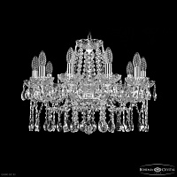 Хрустальная подвесная люстра Bohemia IVELE Crystal 1413/10/200 Ni