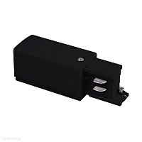 Ввод питания для трехфазного шинопровода  правый черный Elektrostandard TRP-1-3-R-BK
