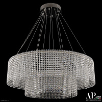 Большая хрустальная светодиодная люстра APL LED Sicilia SH02.93.2D.A.Ni.4000