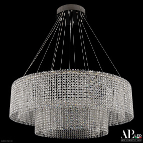 Большая хрустальная светодиодная люстра APL LED Sicilia SH02.93.2D.A.Ni.4000
