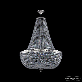 Хрустальная подвесная люстра Bohemia IVELE Crystal 19111/H2/80IV Ni C1