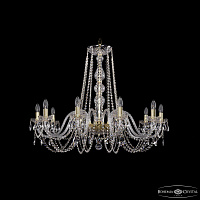 Хрустальная подвесная люстра Bohemia IVELE Crystal 1402/10/360/G