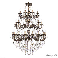 Большая хрустальная люстра Bohemia IVELE Crystal AL79101/16+8+8/300/3d B SGB