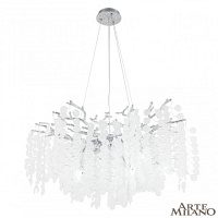 Подвесная хрустальная люстра Arte Milano 230901/D760/10/C Cr