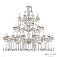 Большая хрустальная люстра Bohemia IVELE Crystal AL78104/16+8+8/550/3d A WMG
