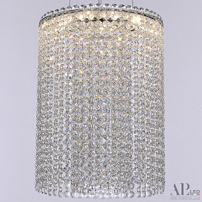 Хрустальный светодиодный подвесной светильник APL LED Sicilia SH01.25.A.LED -DIM.Ni