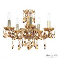 Хрустальная подвесная люстра Bohemia IVELE Crystal 117/5/141 G M777