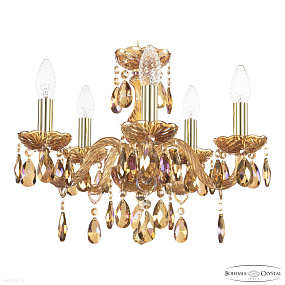 Хрустальная подвесная люстра Bohemia IVELE Crystal 117/5/141 G M777