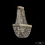 Бра с хрусталем Bohemia IVELE Crystal 19322B/H2/20IV GW