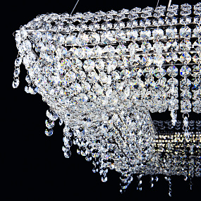 Хрустальная потолочная светодиодная люстра APL LED Rimini S503.0.60.B.3000