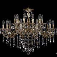 Литая подвесная люстра с хрусталем Bohemia IVELE Crystal 1703/20/320/B/GI