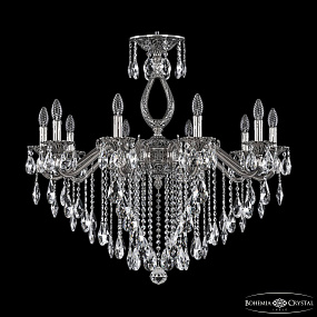 Подвесная хрустальная люстра Bohemia Ivele Crystal Verona 72302/10/300 B NB