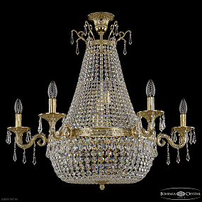 Подвесная хрустальная люстра Bohemia IVELE Crystal 2101H201/6/80IV/Y1 G