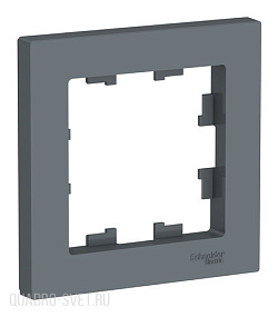 Рамка 1 пост Schneider Electric ATLASDESIGN ATN000701, грифель