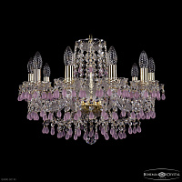 Хрустальная подвесная люстра Bohemia IVELE Crystal 1410/10/195 G V7010