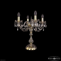 Настольная лампа с хрусталем Bohemia IVELE Crystal 1402L/4/141-47 G