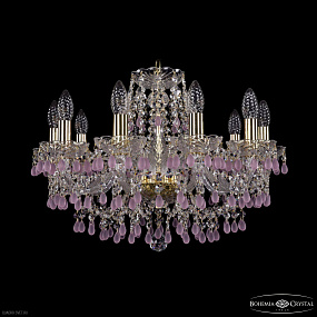 Хрустальная подвесная люстра Bohemia IVELE Crystal 1410/10/195 G V7010