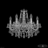 Хрустальная подвесная люстра Bohemia IVELE Crystal 1409/6/160 Ni