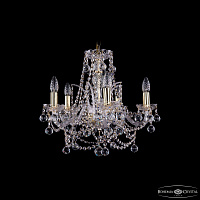 Хрустальная подвесная люстра Bohemia IVELE Crystal 1411/5/160/G/Balls
