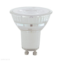 Лампа светодиодная диммируемая COB, 5,2W(GU10), 3000K, 345lm EGLO LM_LED_GU10 11575