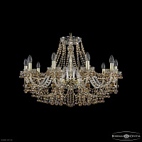 Хрустальная подвесная люстра Bohemia IVELE Crystal 1409/10/300 G R777