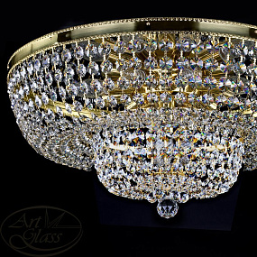 Хрустальная потолочная люстра ArtGlass GERTA DIA 600 POLISHED CE