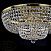 Хрустальная потолочная люстра ArtGlass GERTA DIA 600 POLISHED CE