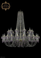 Большая хрустальная люстра Bohemia Art Classic 11.24.24+12.530.h-145.Gd.V7010