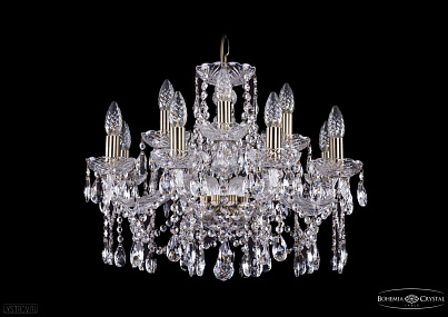Хрустальная подвесная люстра Bohemia IVELE Crystal 1413/8+4/200/Pa