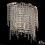 Бра хрустальное APL LED Rimini S500.B4.35-32.B.E14.Gold