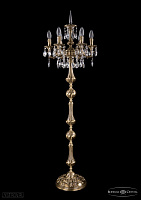 Литой торшер с хрусталем Bohemia IVELE Crystal 7000/6/125-134/A/FP