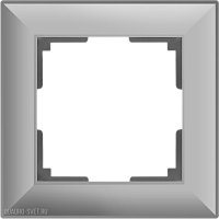 Рамка на 1 пост (серебряный) Werkel WL14-Frame-01