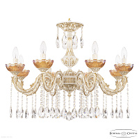 Хрустальная подвесная люстра Bohemia IVELE Crystal AL79101/8/250 A WMG P Shampan/M-1G